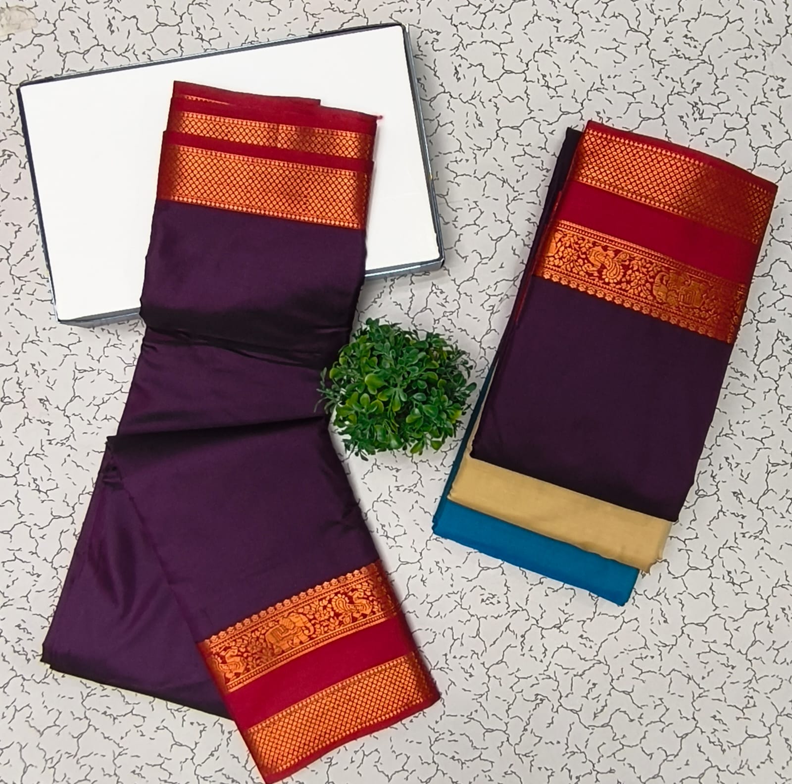 Plain soft silk