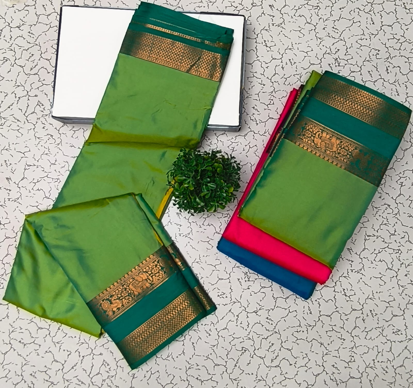 Plain soft silk