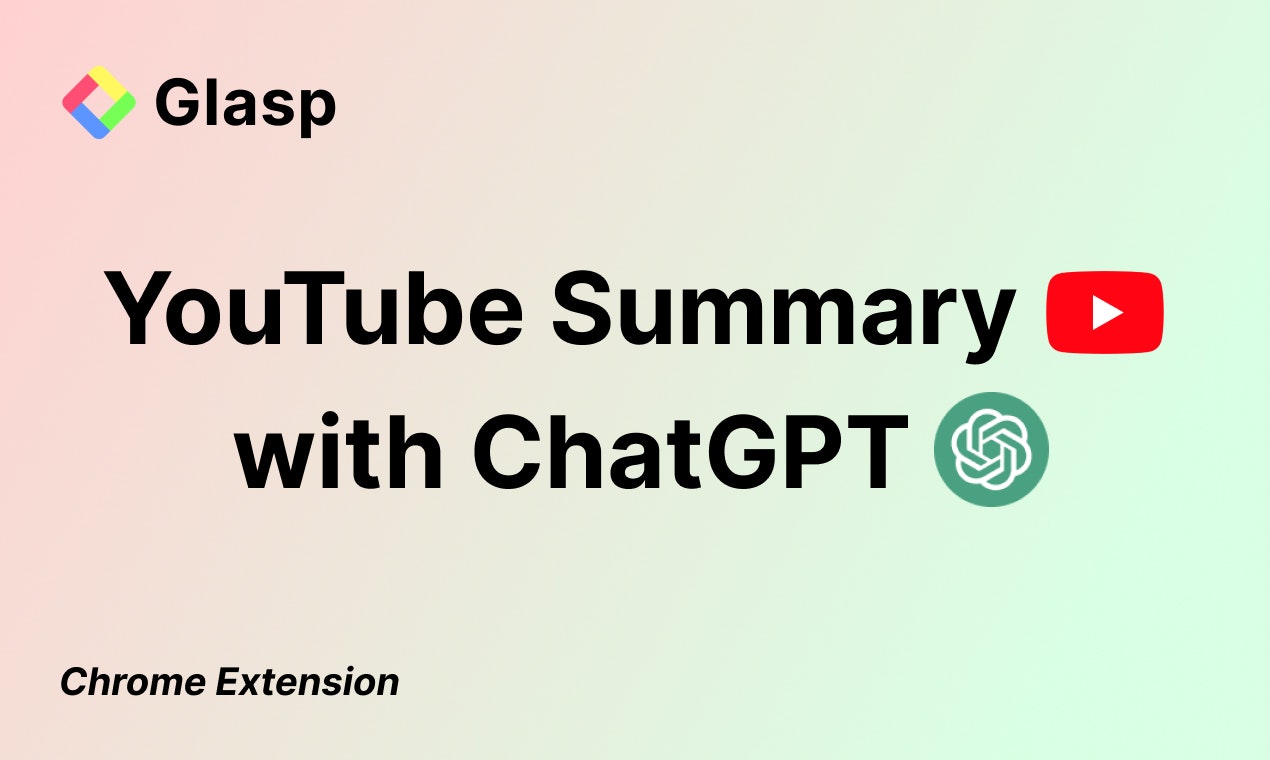 YouTube Summarizer with ChatGPT