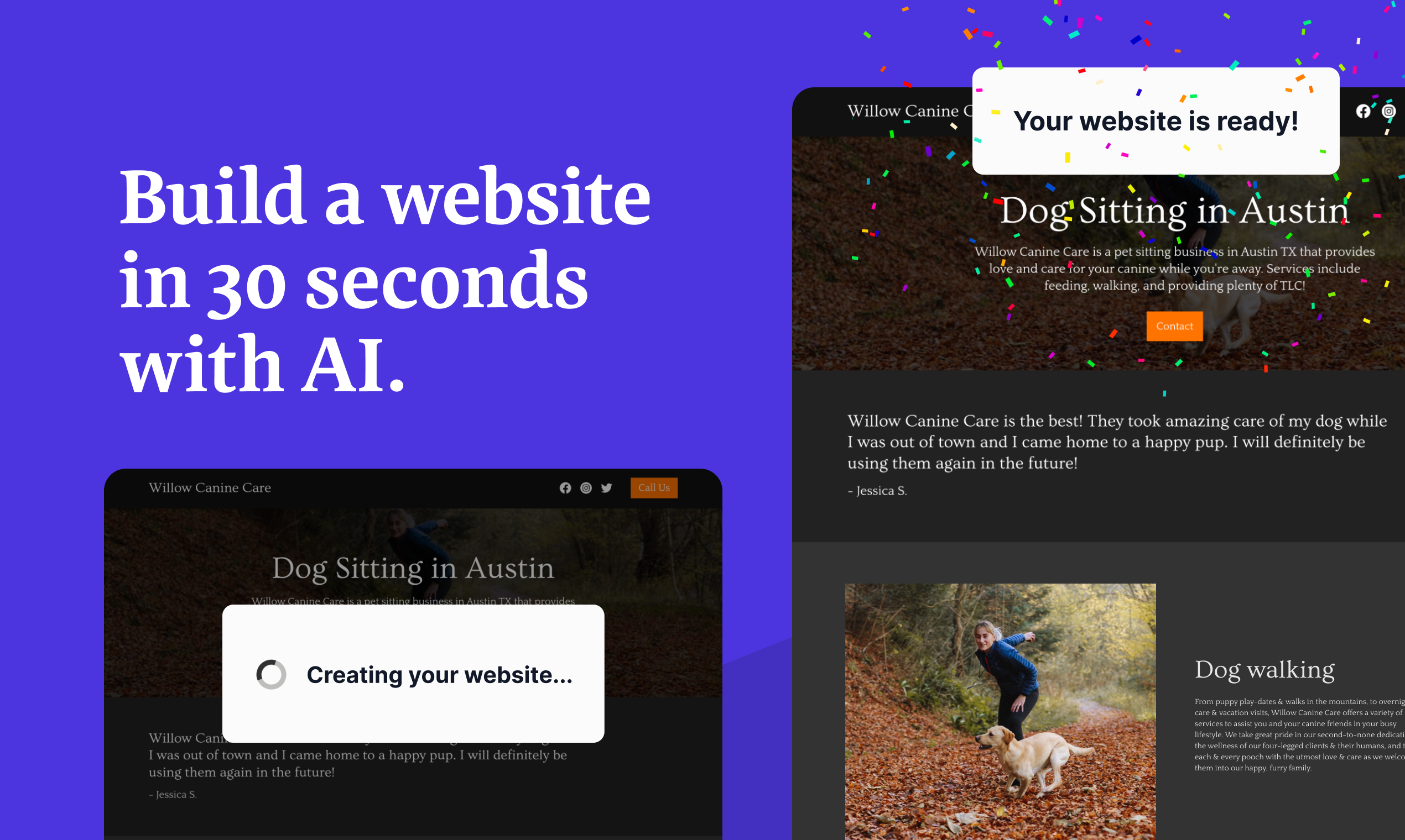 Durable AI Website Builder