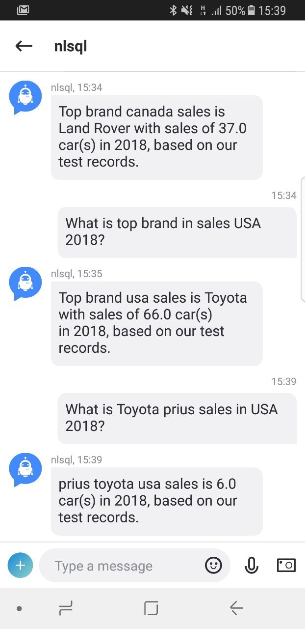 NLSQL Bot