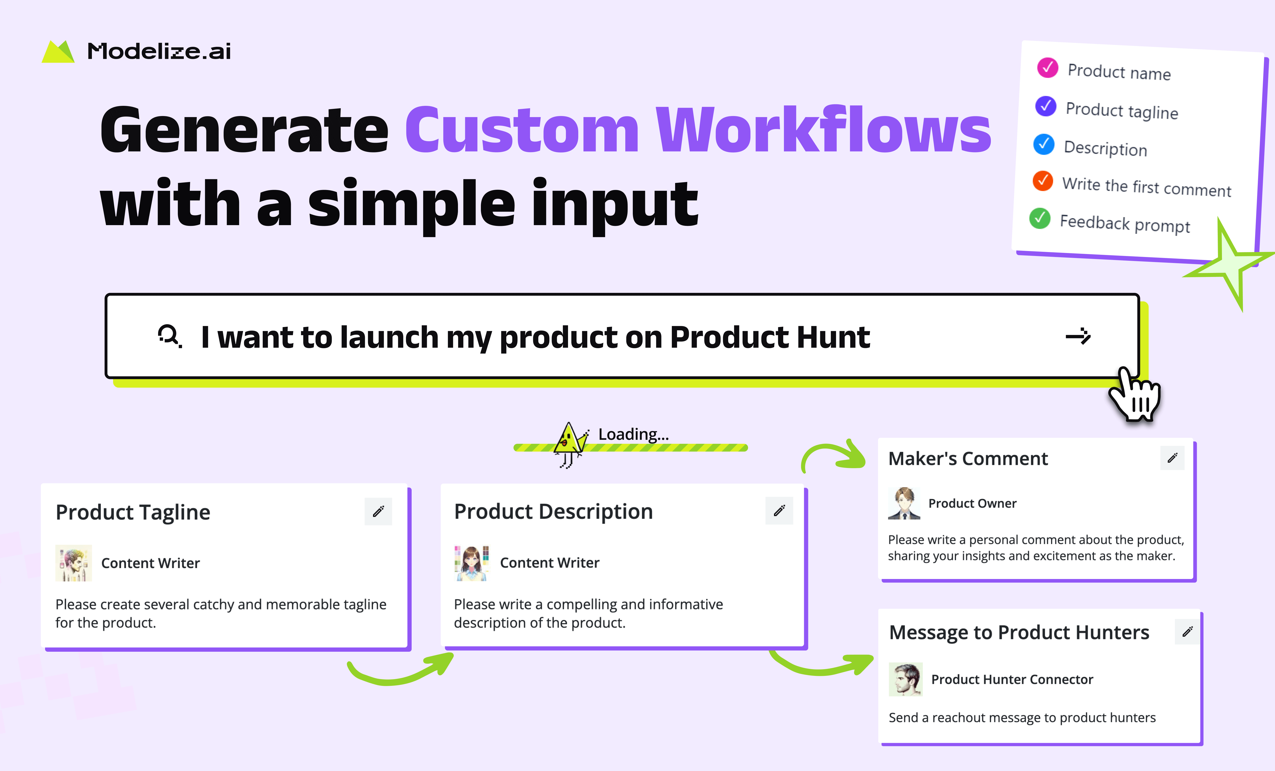 Modelize.ai 1.0 - AI workflows