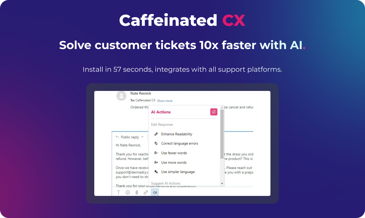 Zendesk AI by Caffeinated CX