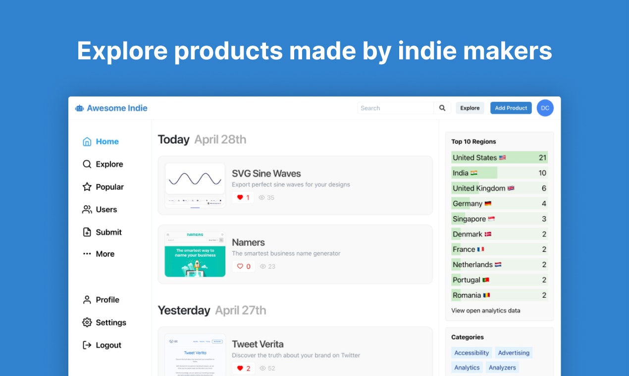 Awesome Indie