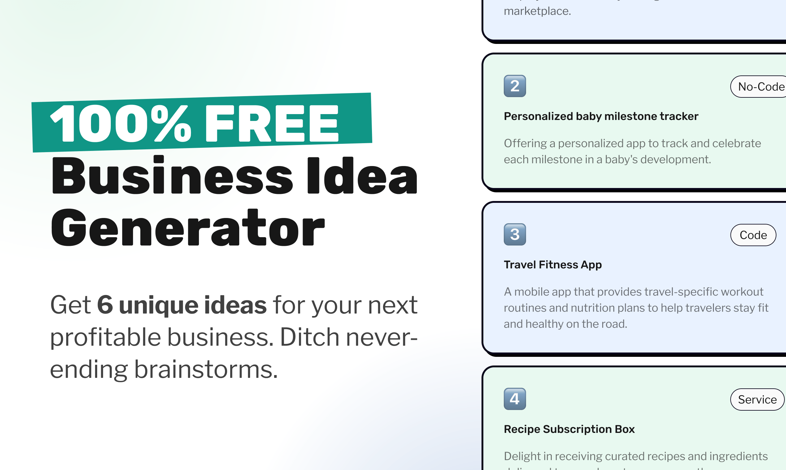 Business Ideas Generator