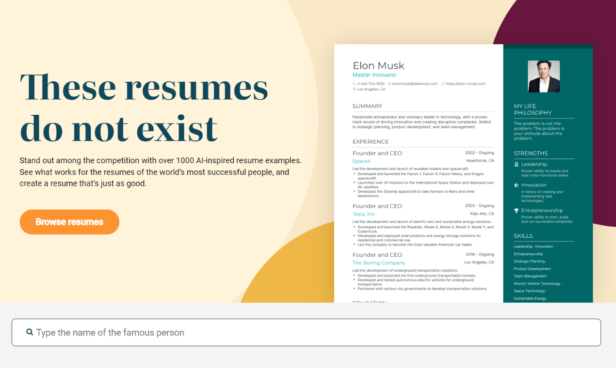 This Resume Does Not Exist