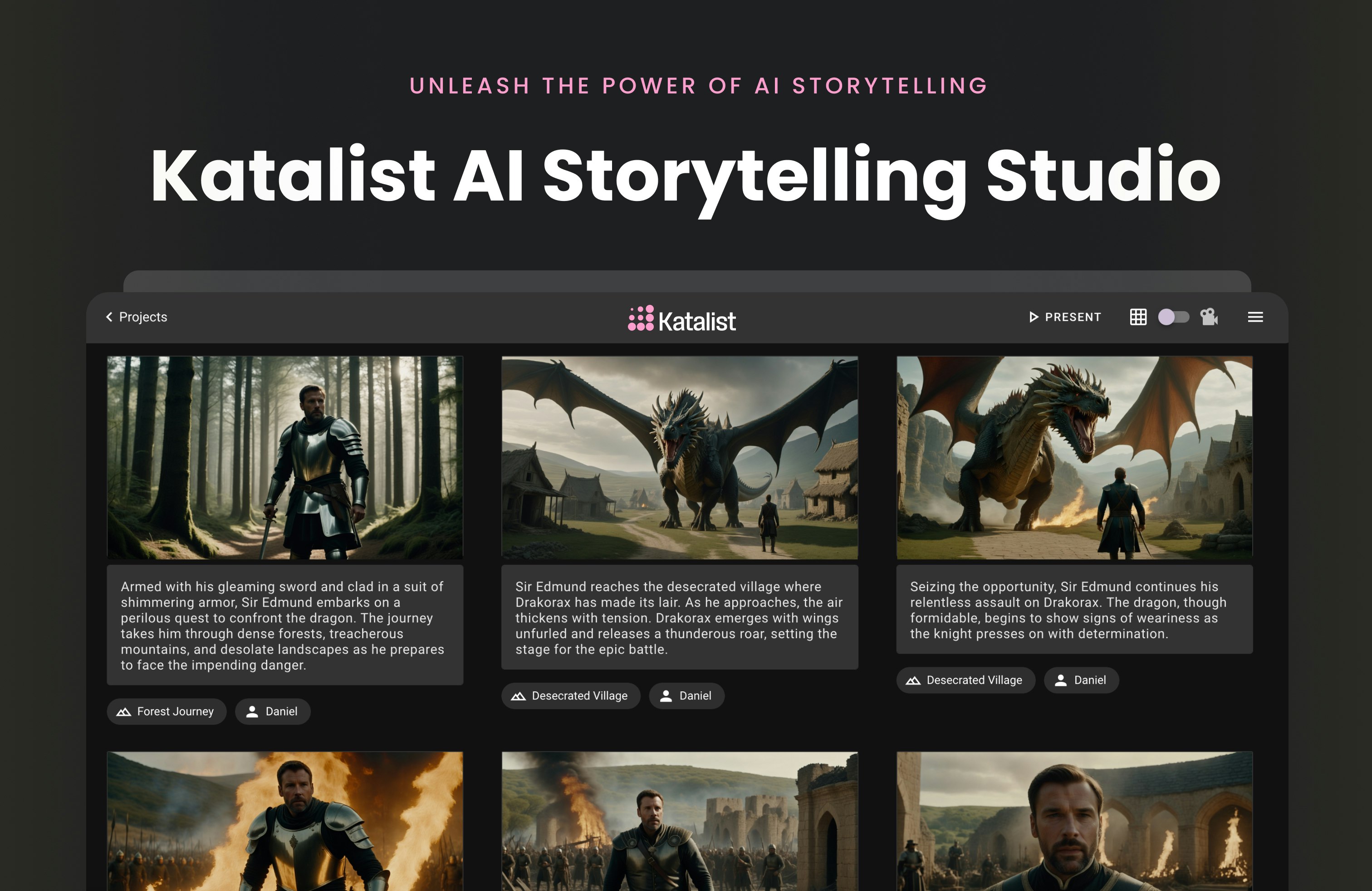 Katalist AI Storytelling Studio