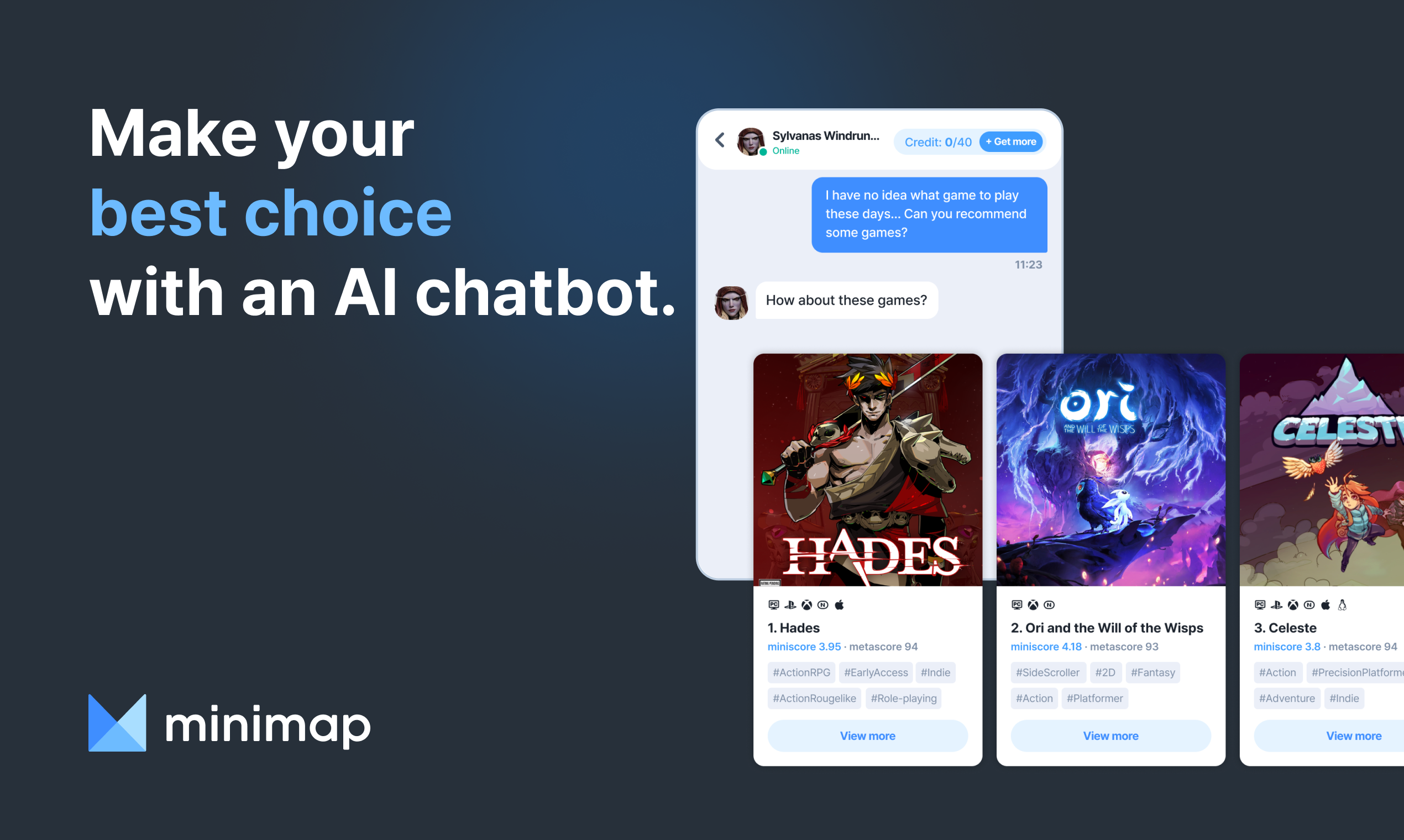 Minimap AI: Game recommendation chatbot