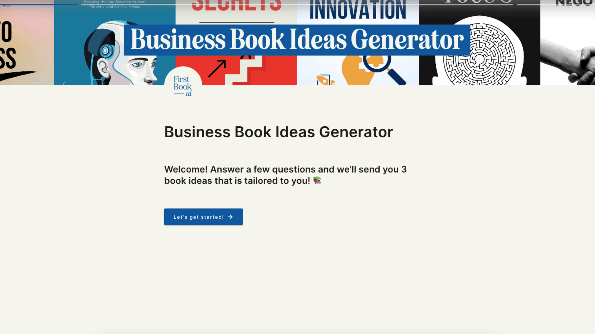 First Book ai