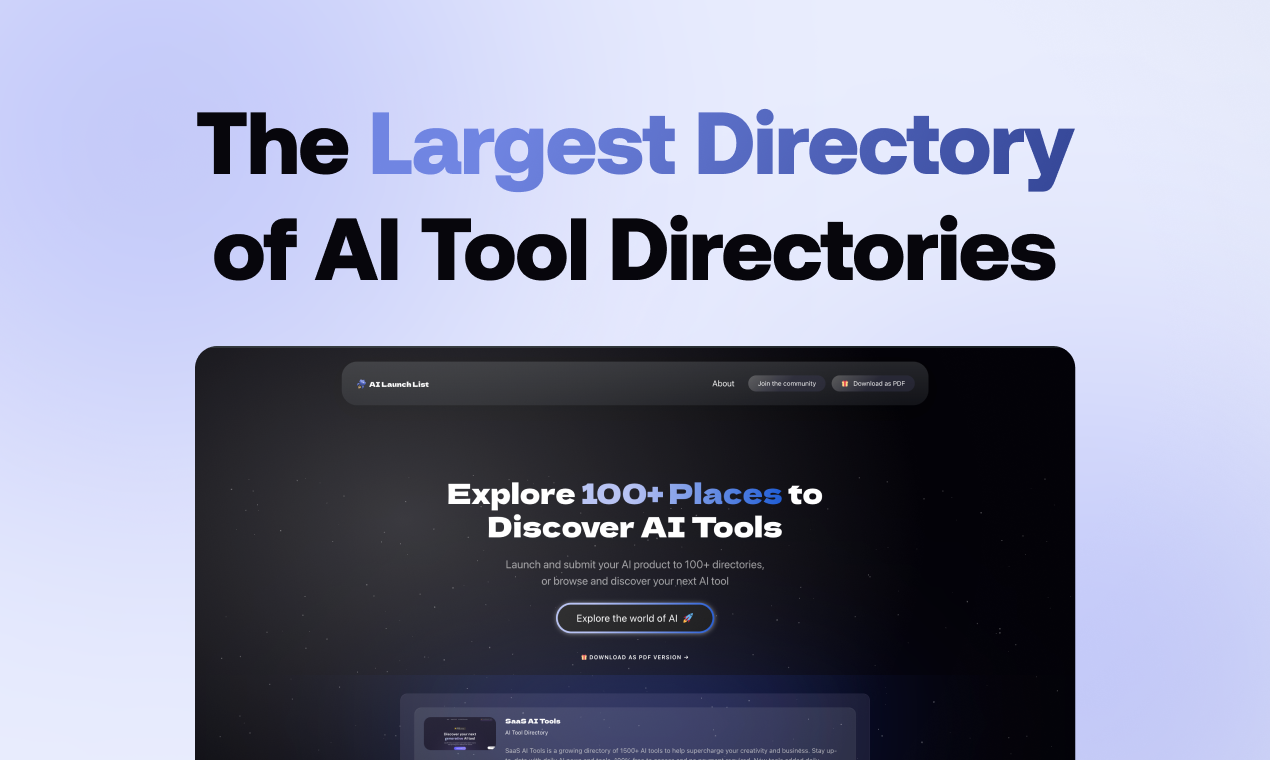 AI Launch List