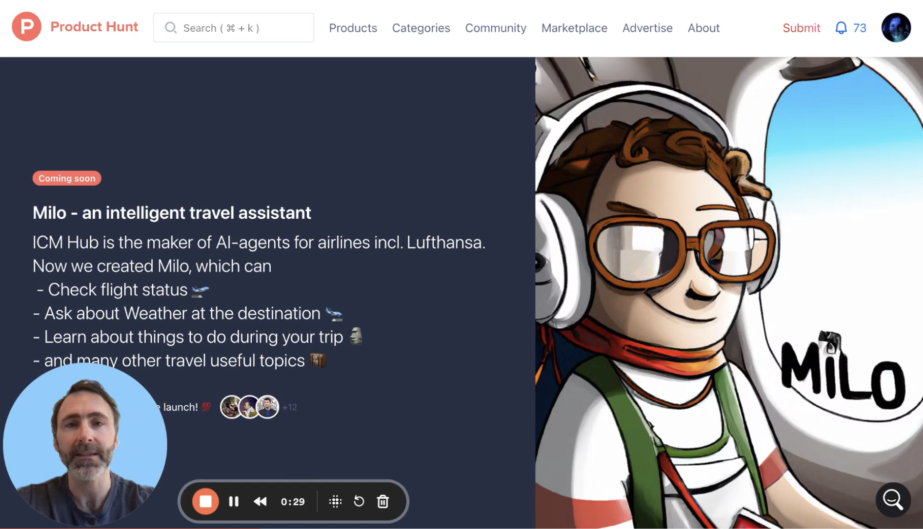 Milo - an intelligent travel assistant