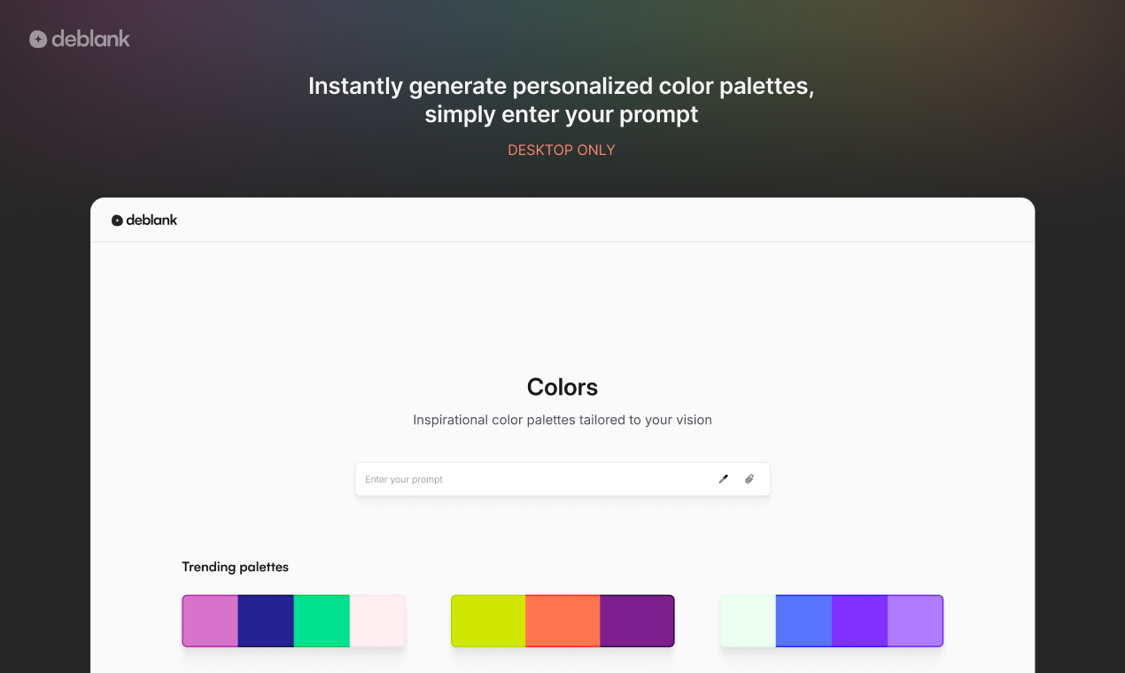 Deblank Colors