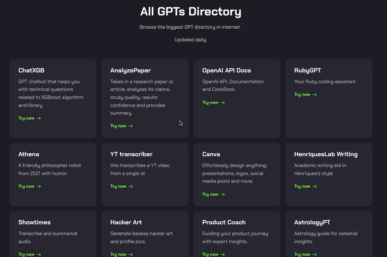 All GPTs