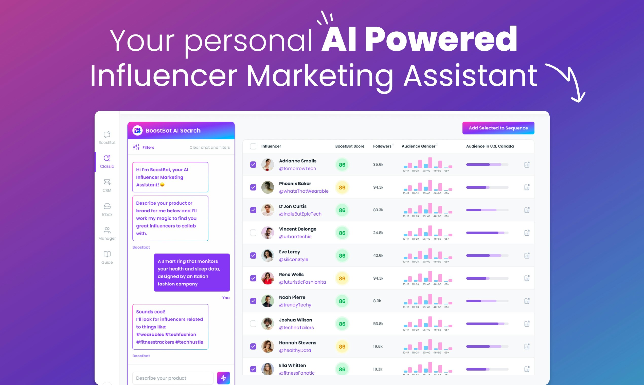 BoostBot - Influencer Marketing AI Agent