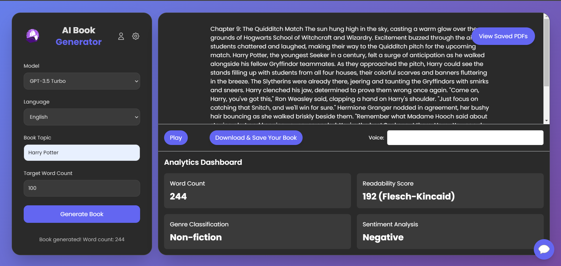 BookAI - AI-Powered Book Generation