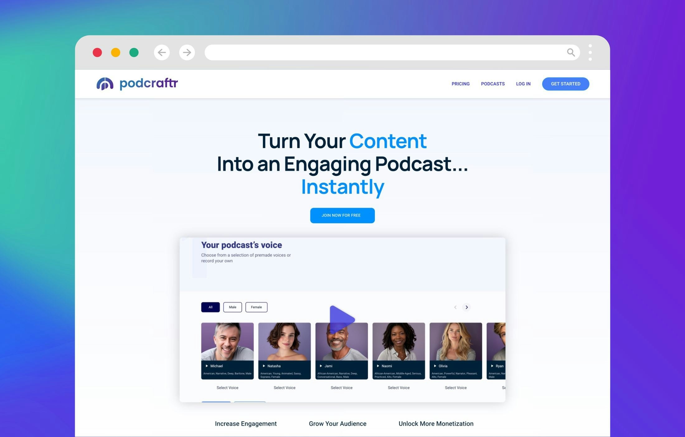 Podcraftr