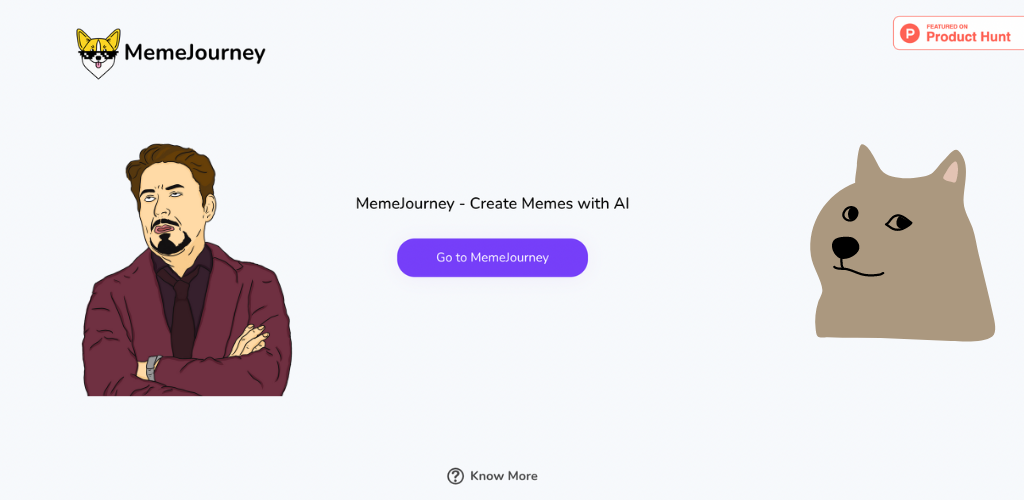 Memejourney - ChatGPT for memes