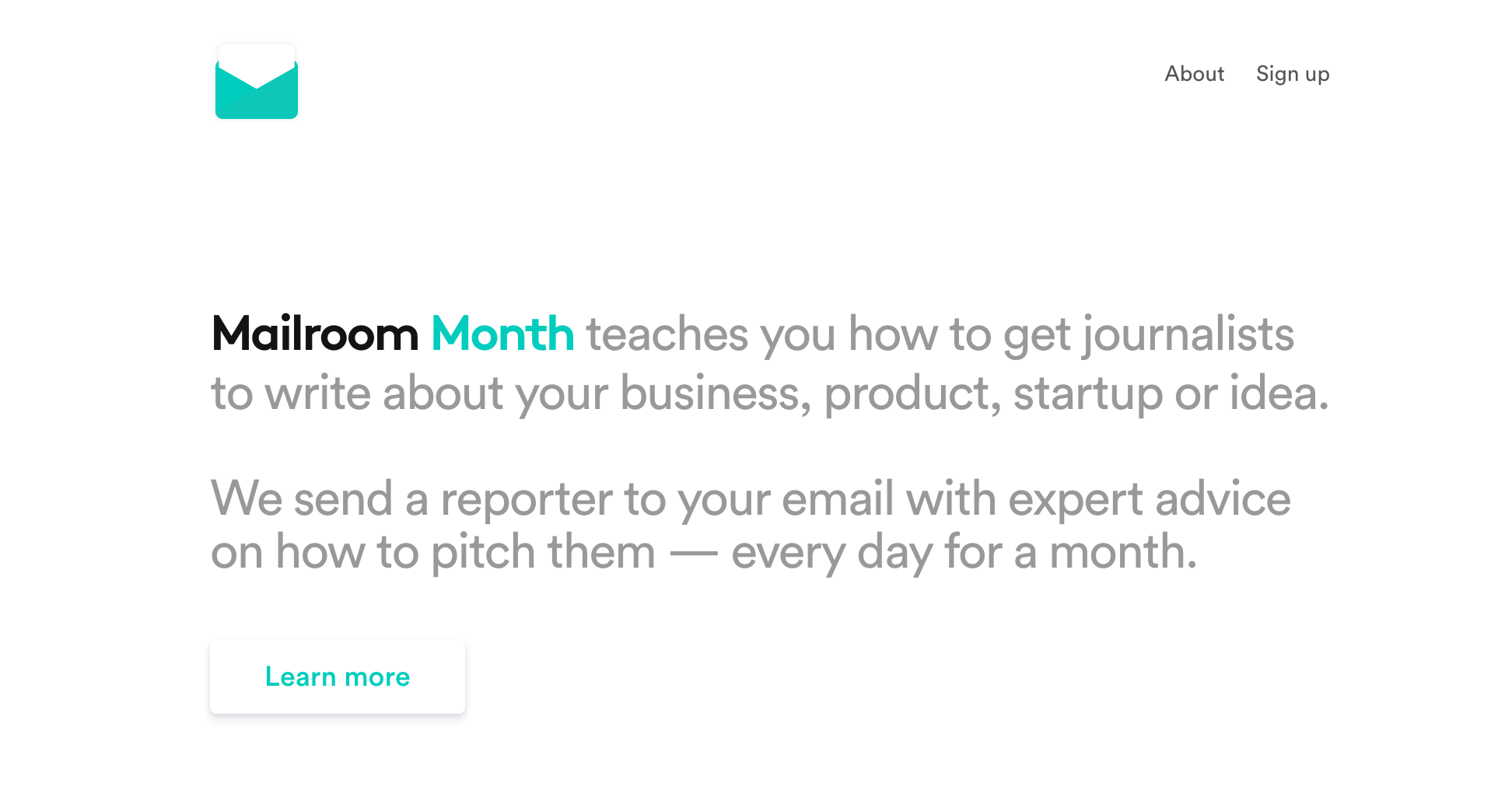 Mailroom Month
