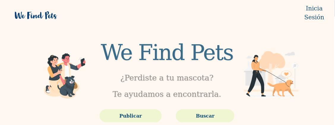 We Find Pets Web App