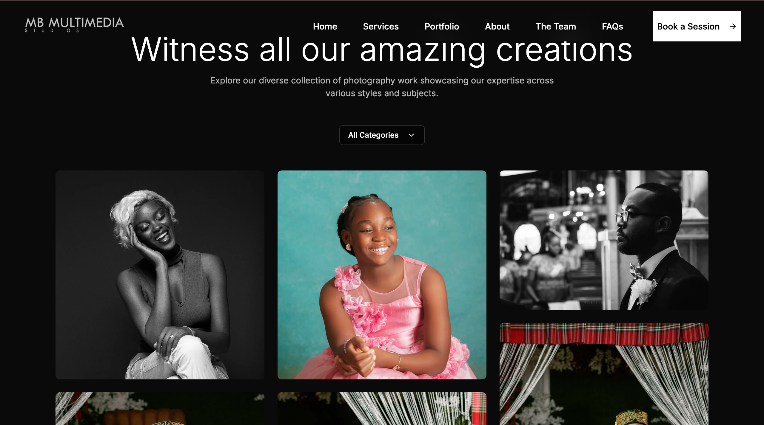 Portfolio section