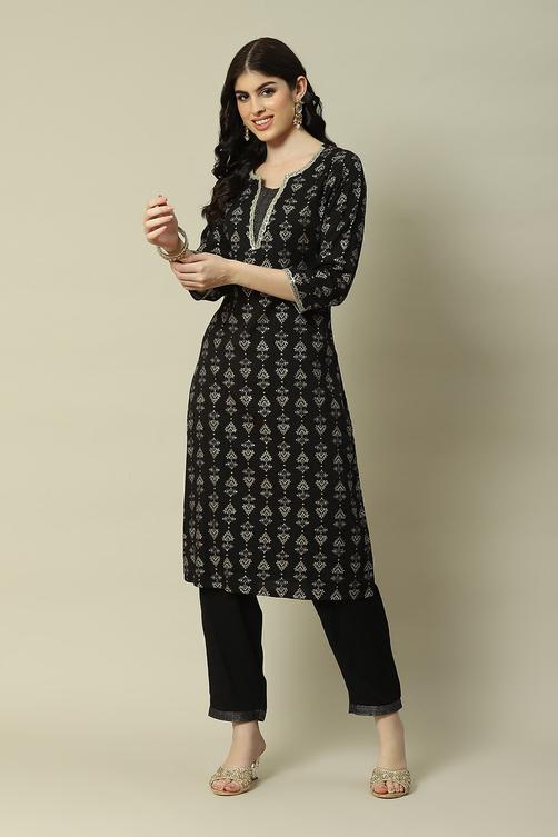 Printed Kurta Palazzo Set