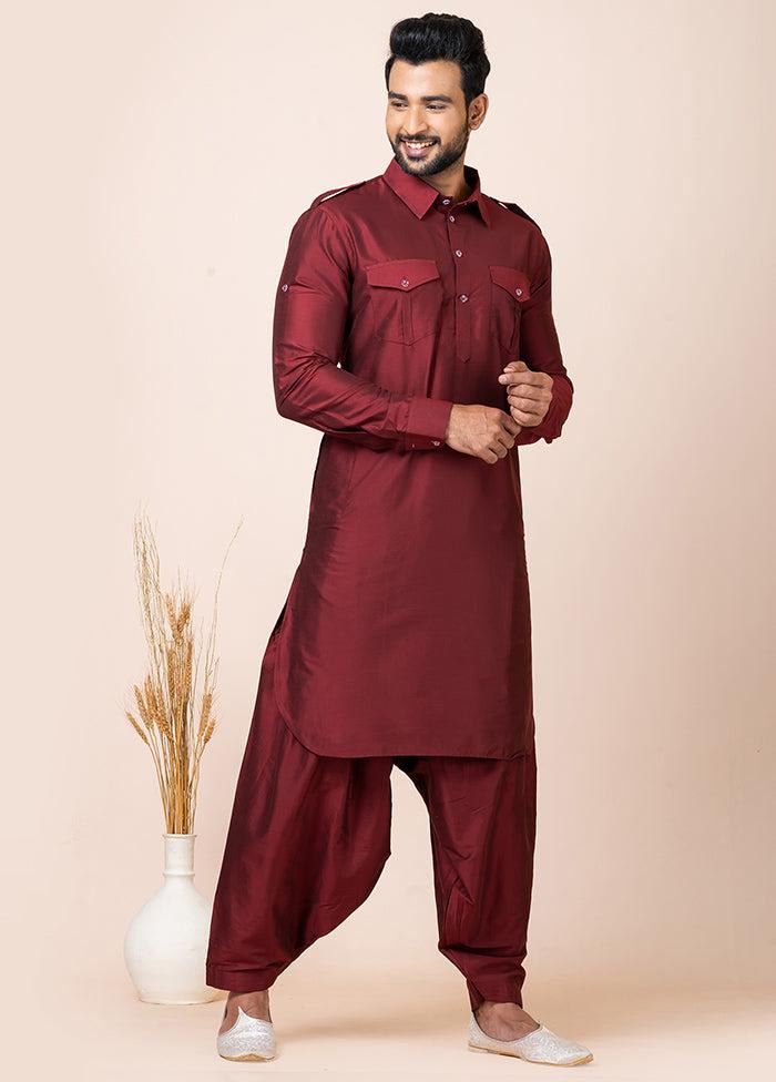 Silk Blend Pathani Suit