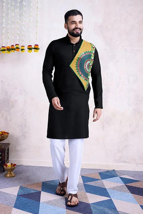 Mirror Work Festive Kurta