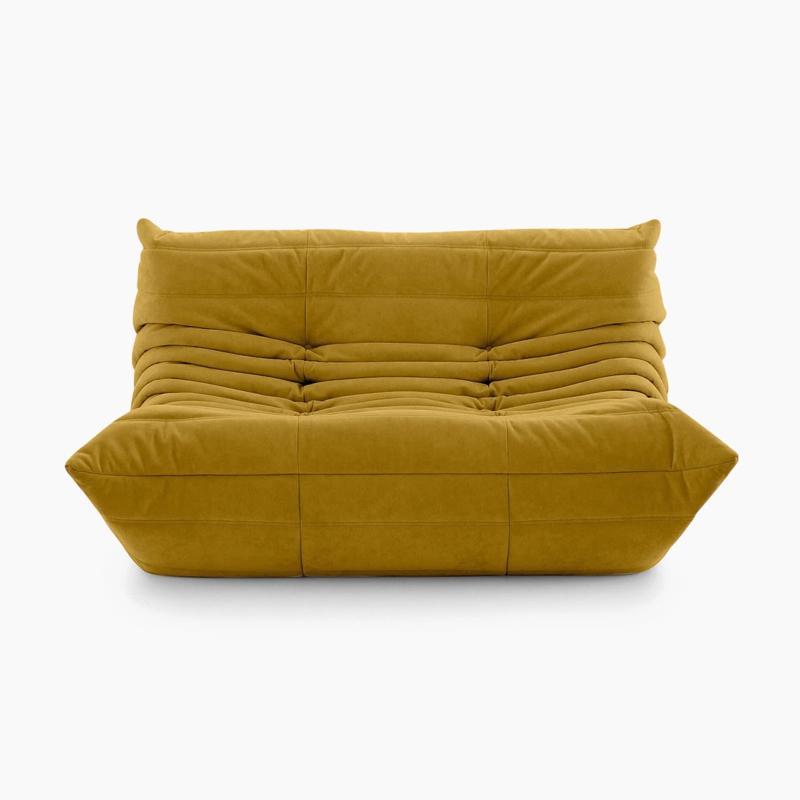 Togo Loveseat - Curry Alcantara