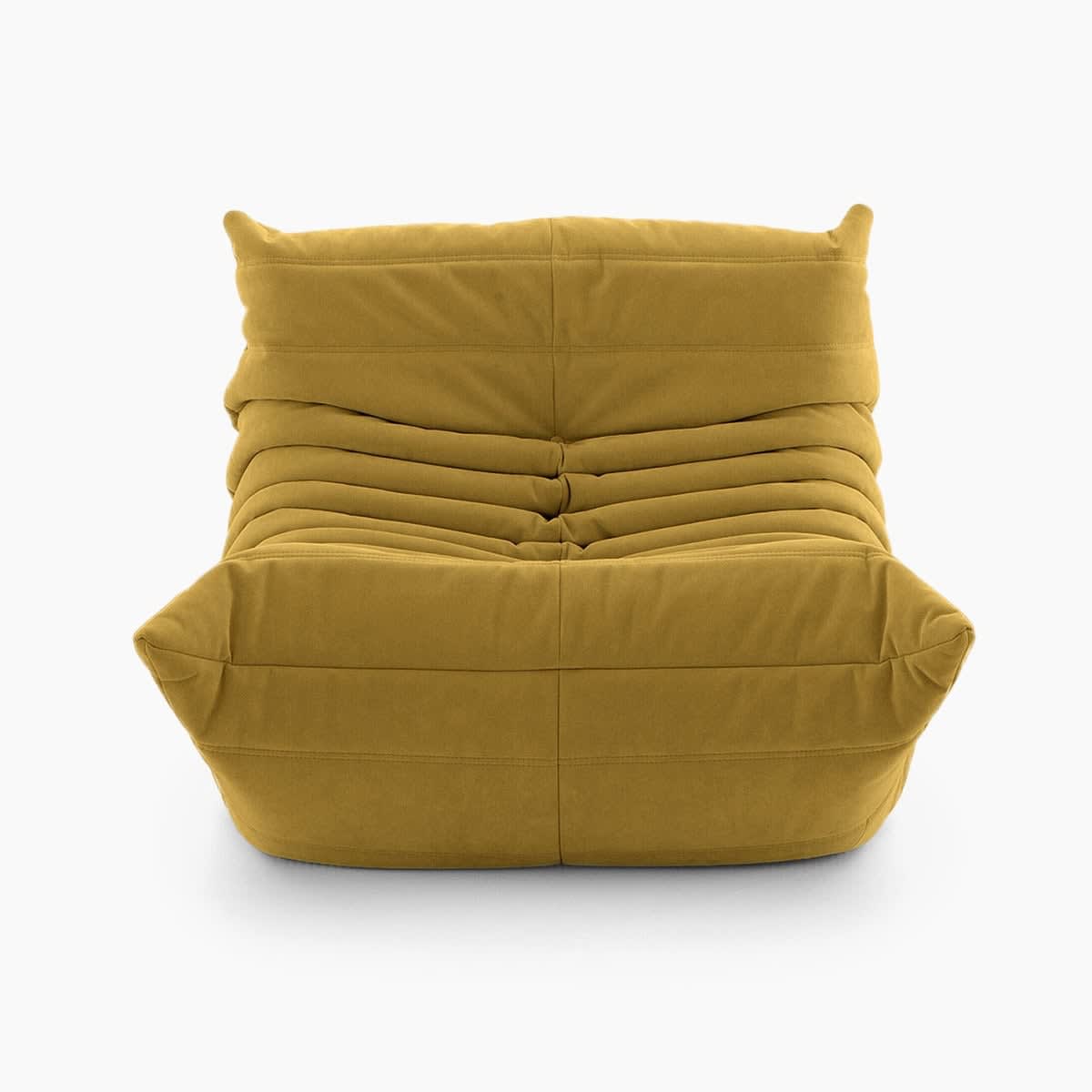 Togo Fireside Chair - Curry Alcantara
