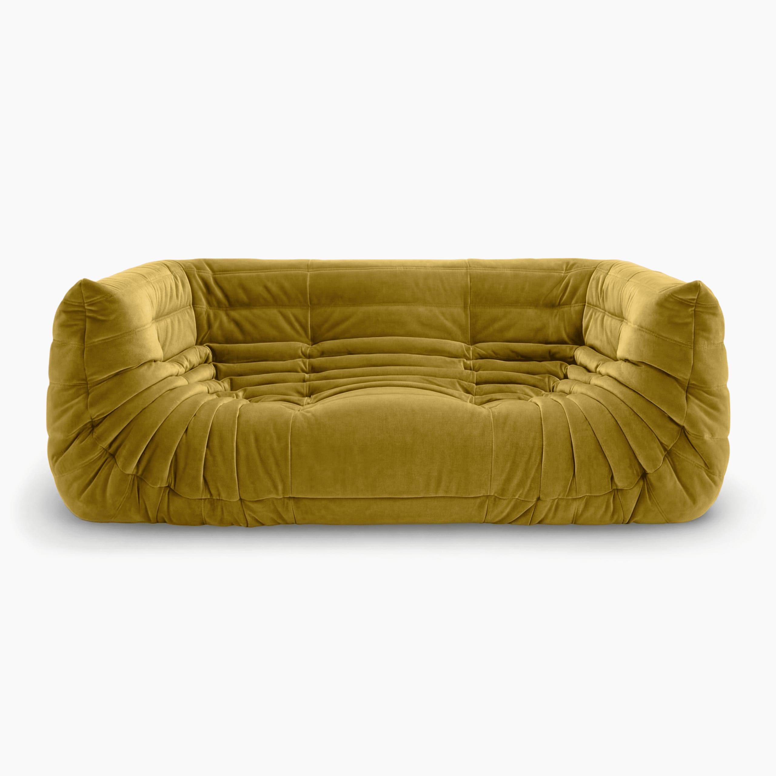 Togo Fireside Sofa - Curry Alcantara