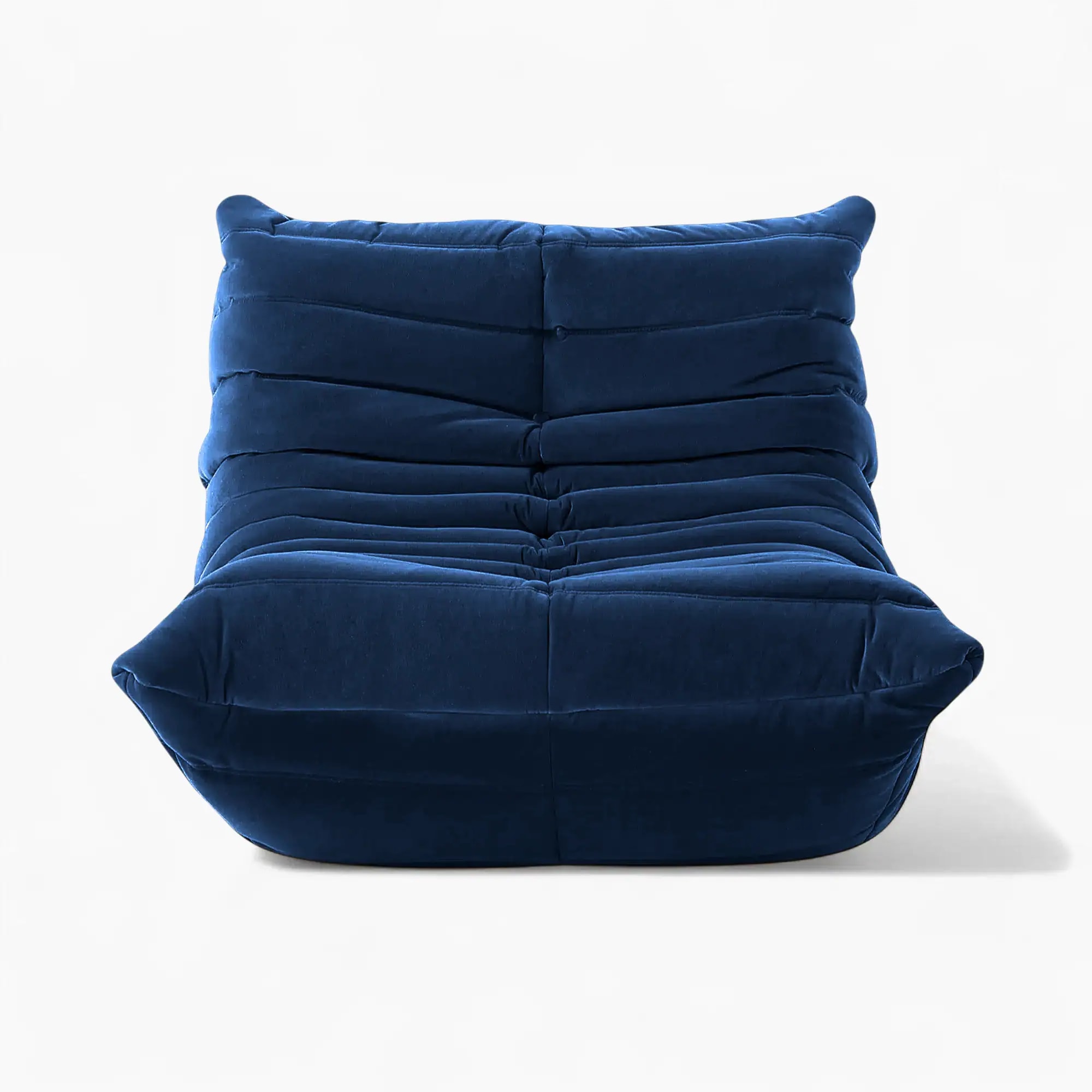 Togo Fireside Chair - Royal Blue Velvet