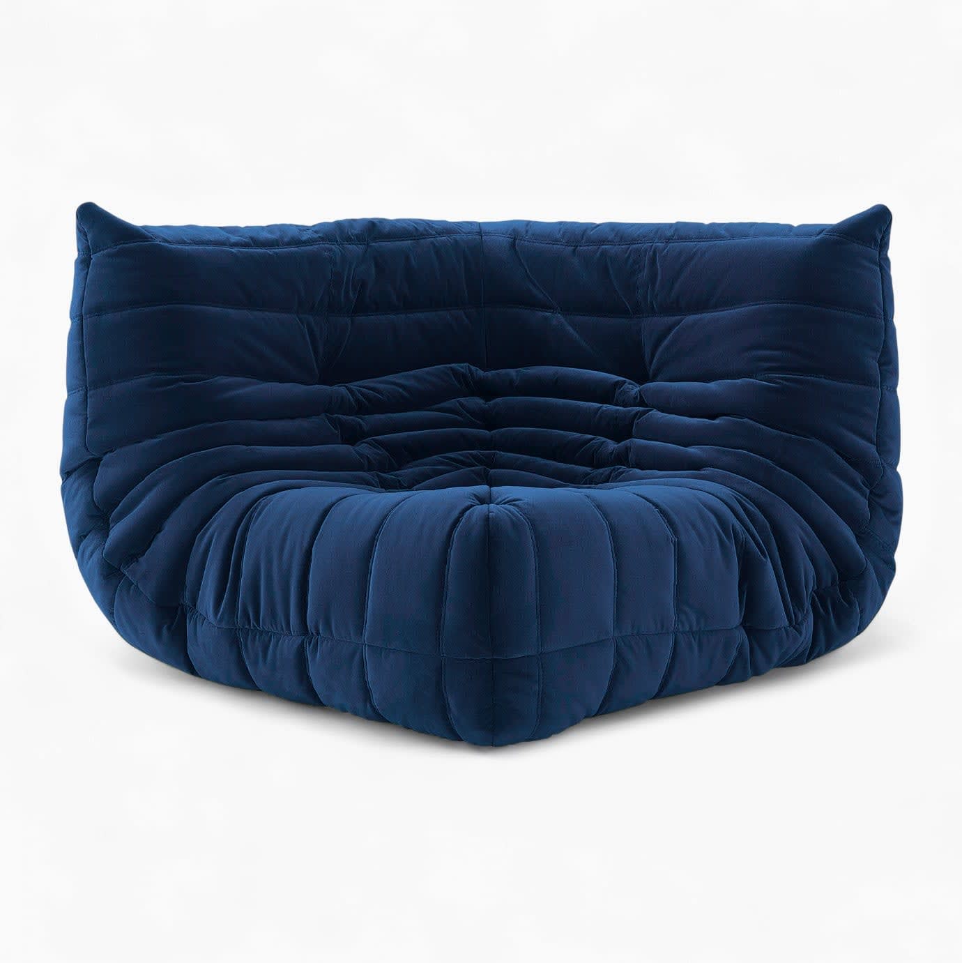 Togo Corner - Royal Blue Velvet