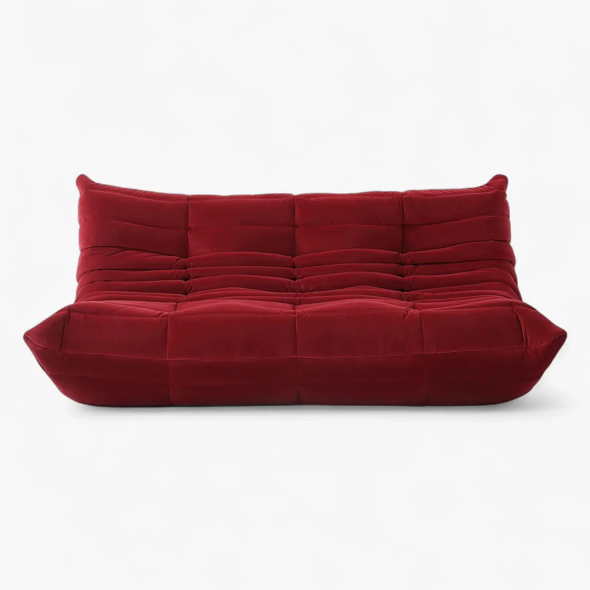 Togo Sofa - Ruby Red Velvet
