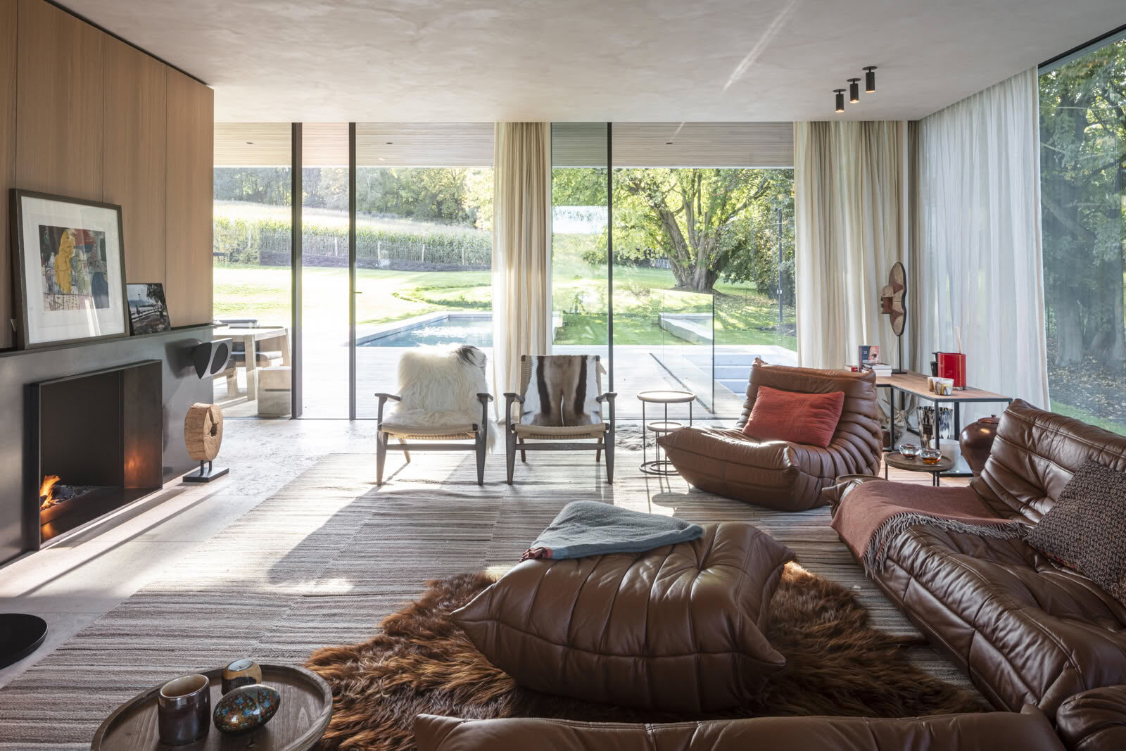 Pumela Togo sofa in a styled living room