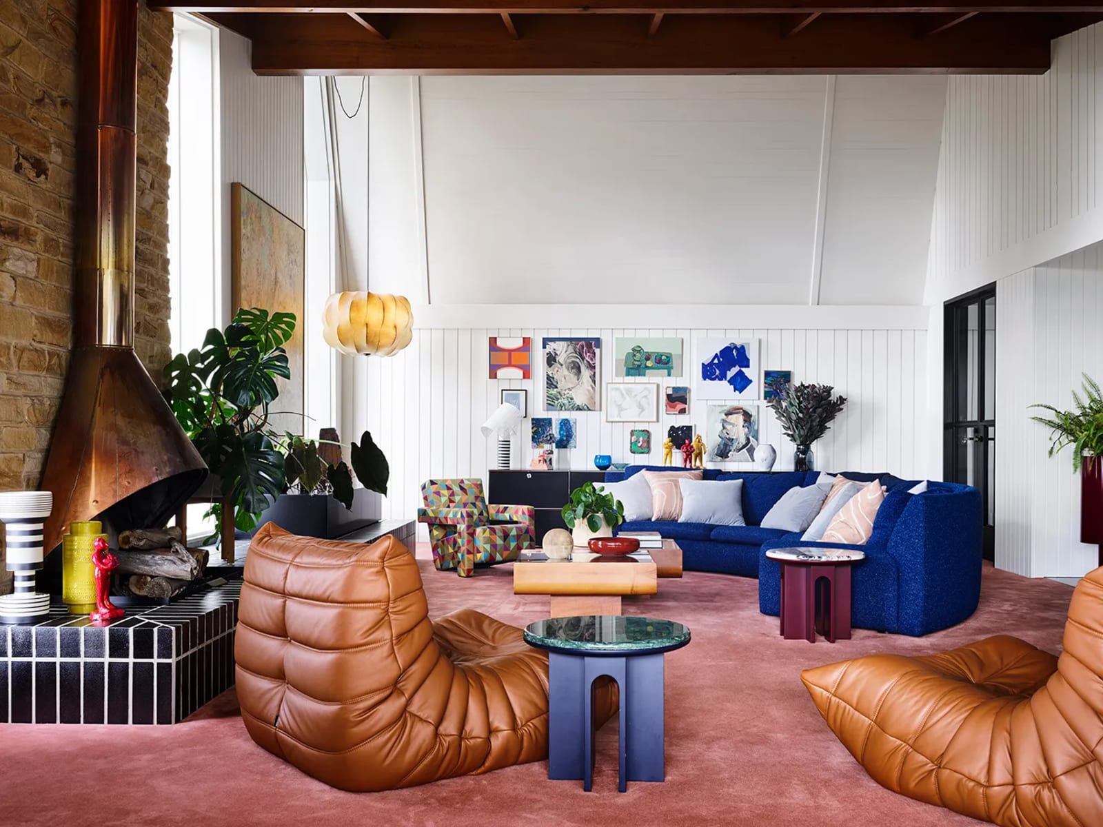 Pumela Togo sofa in a styled interior