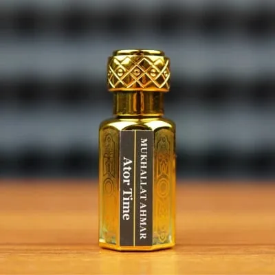 Bottles of attar perfume