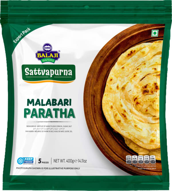 Balaji Sattvapurna Malabari Paratha 5PCS 400G