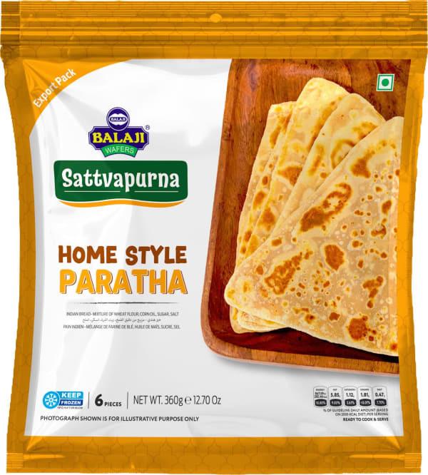 Balaji Sattvapurna Home Style Paratha 6PCS 360G