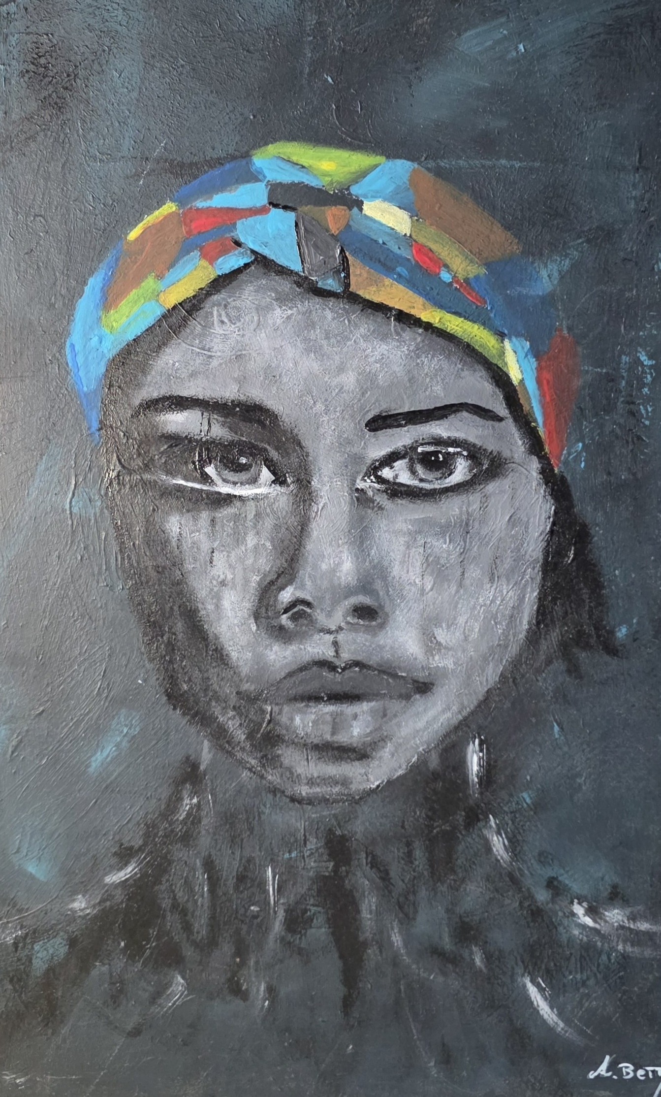 Portrait peinture