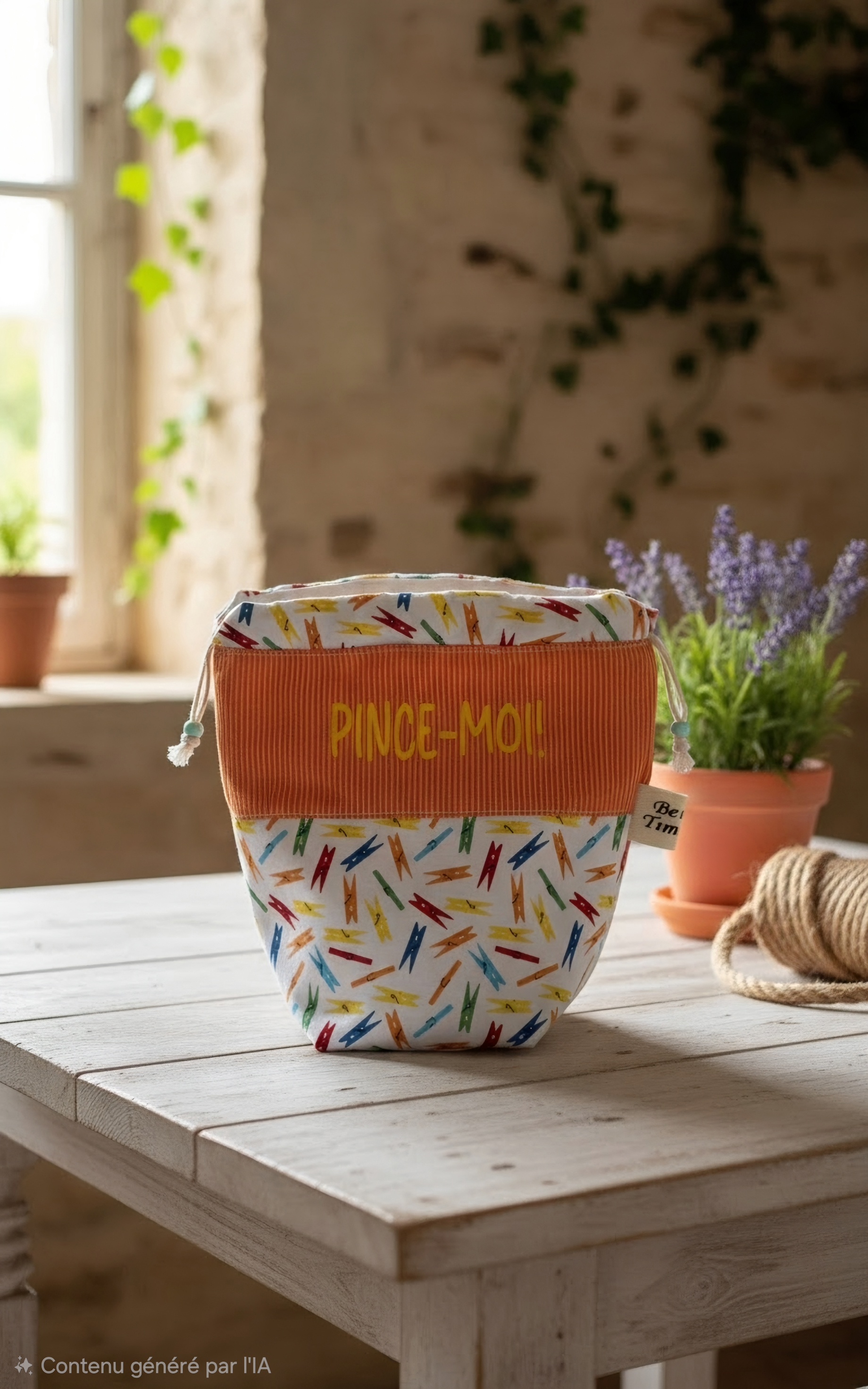 Pochon pinces  à linge