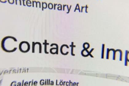 Galerie Gilla Loercher