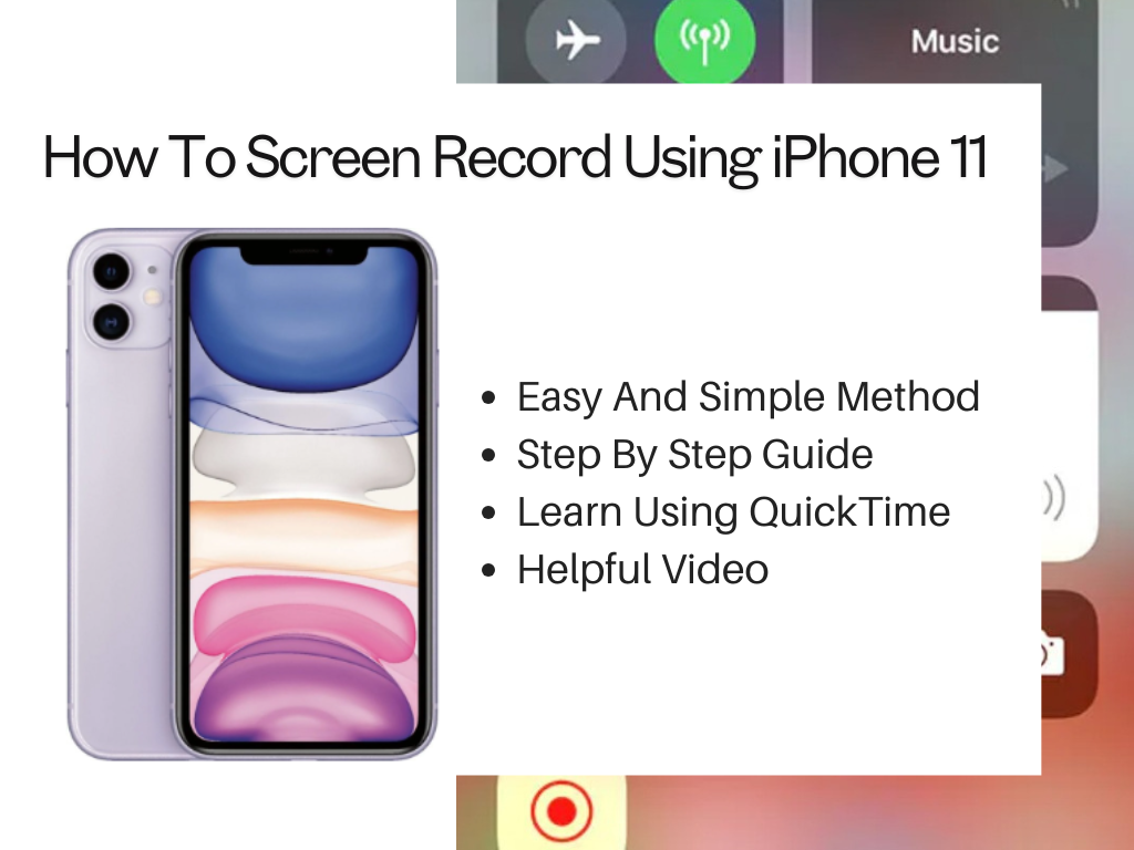 How To Screen Record On iPhone 11| Fast and Simple Way