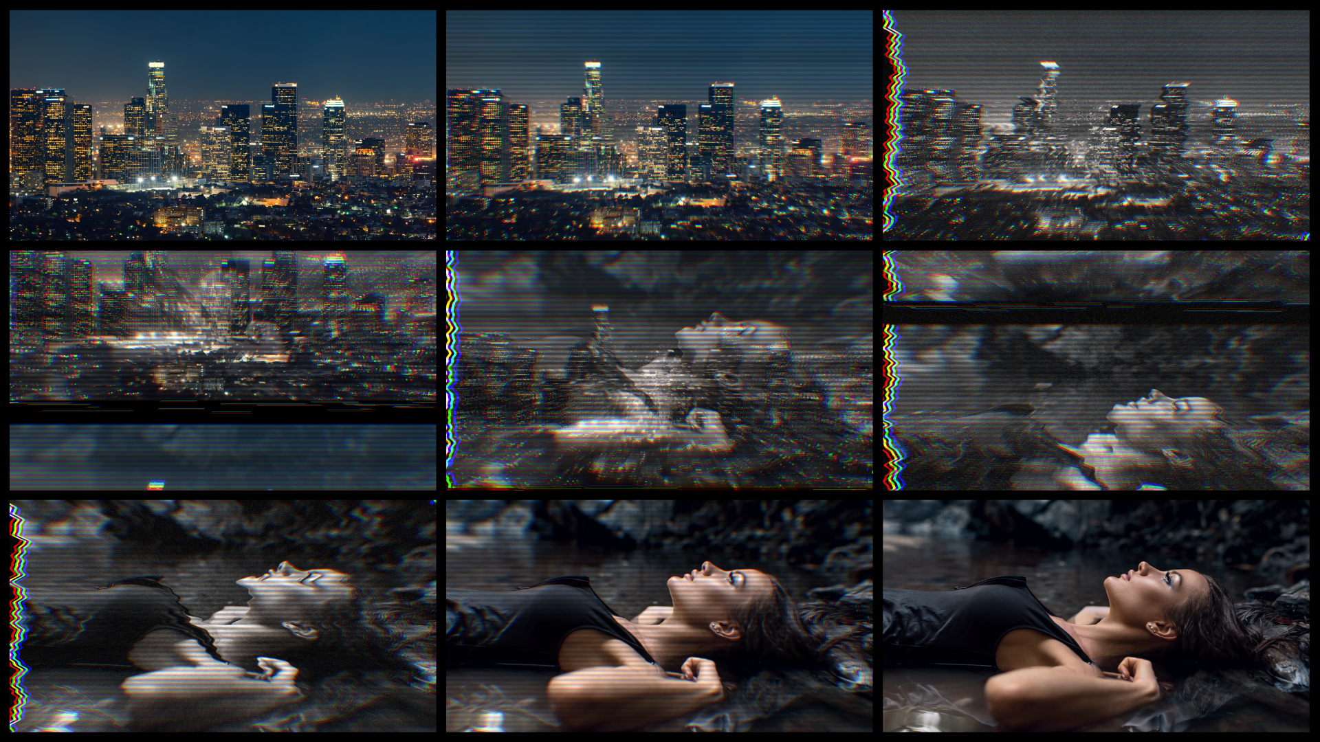 Damaged TV Dissolve
