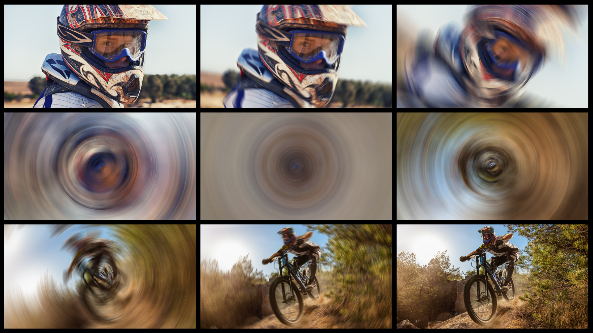 Spin Blur Dissolve