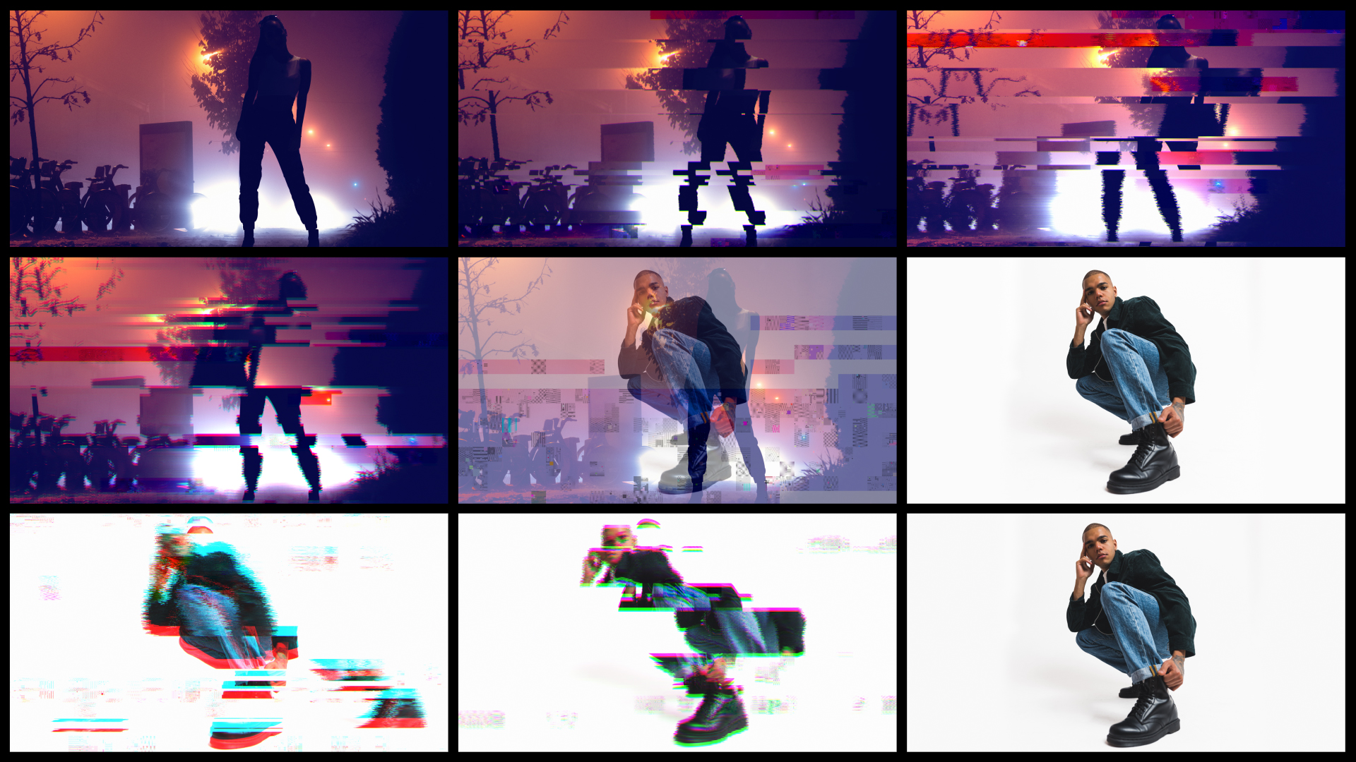 Video Glitch Dissolve