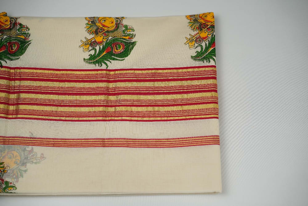 Handloom Printed Saree 