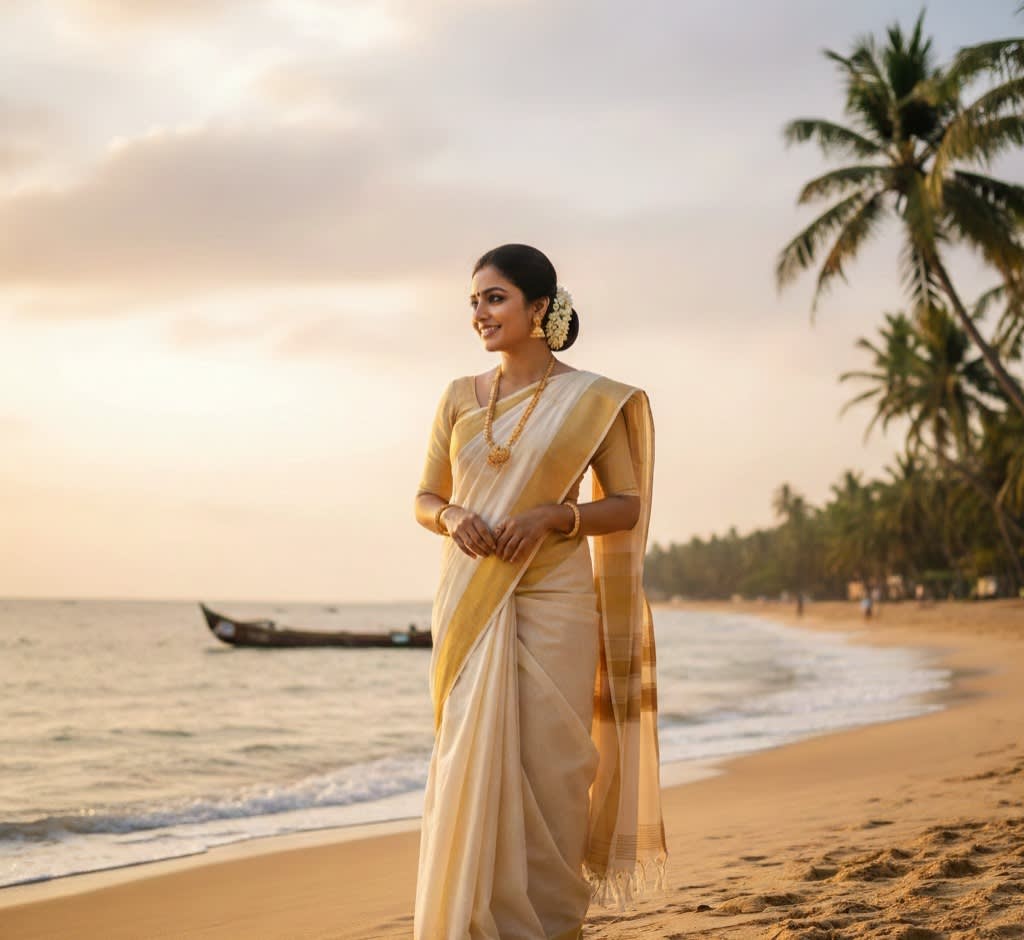Kerala Kasavu Saree: The Timeless Handloom Tradition from Balaramapuram