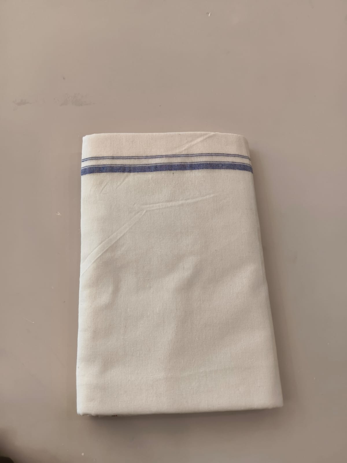 White Single Mundu