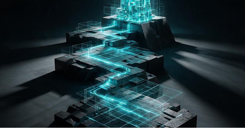 Digital transformation roadmap connecting business problems to technology solutions