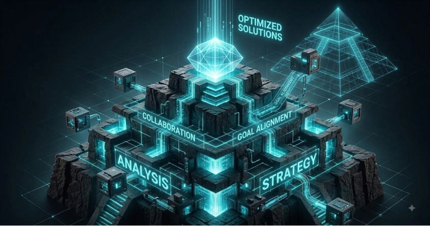 Good technology consulting moving from analysis and strategy to optimized solutions